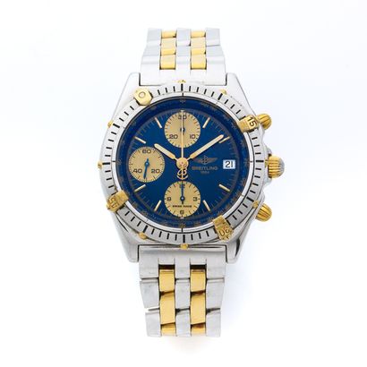 BREITLING BREITLING
Ref. B13048
No. 1 35553
Chronographe bracelet en acier et plaqué...