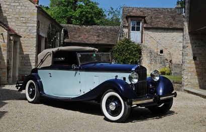 1934 Delage D8 15 L Cabriolet Chapron French historic registration title

The only...