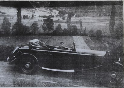 1934 Delage D8 15 L Cabriolet Chapron Carte grise française de collection
Châssis...