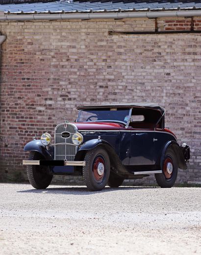 1932 ROSENGART LR62 ROADSTER Carte grise française de collection
Châssis n° 75305

Roadster...