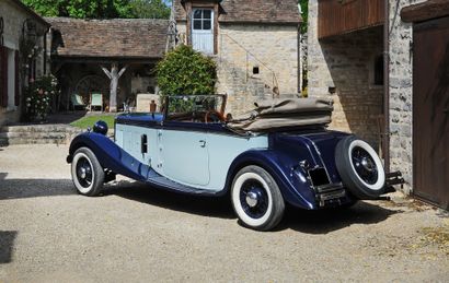 1934 Delage D8 15 L Cabriolet Chapron Carte grise française de collection
Châssis...