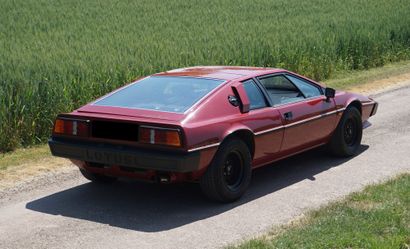 1984 LOTUS ESPRIT S3 French registration title

1st hand, sold new in France, always...