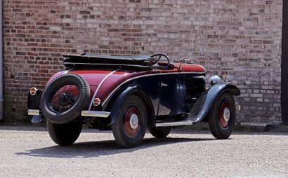 1932 ROSENGART LR62 ROADSTER Carte grise française de collection
Châssis n° 75305

Roadster...