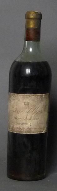 null 1-B-CHÂTEAU D'YQUEM (B.E; e.t.h. fort; c.l.a; bouchon estampé; couleur évoluée)-C1...