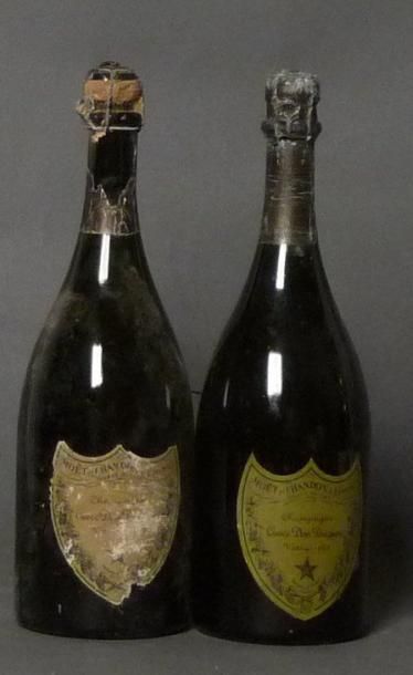 null 1-B-CHAMPAGNE DOM PERIGNON (coiffe légèrement abimée)-Moët & Chandon-1973; 1-B-CHAMPAGNE...