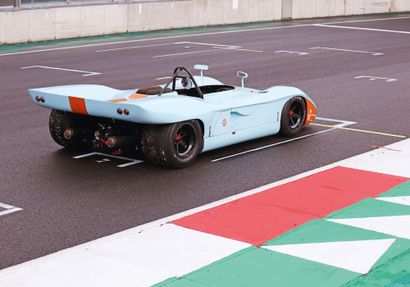 1969 - MIRAGE M3 SPYDER, CHÂSSIS 001 底盘：铝制单壳
车身：铝
重量：640公斤
尺寸：2400毫米/1490毫米
发动机：福特Cosworth...