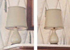 null Paire de petites lampes en porcelaine céladon XIXè siècle