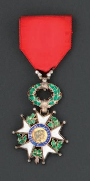 null Croix de chevalier de l'ordre de la Légion d'honneur en argent, émaillée, modèle...