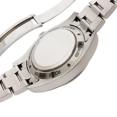 ROLEX ROLEX 
Milgauss
Réf. 116400 GV
No. G552944
Vers 2012
Montre bracelet en acier...