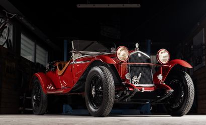 1931 Alfa Romeo 6C 1750 « Gran Sport Zagato » Titre de circulation luxembourgeois
Châssis...
