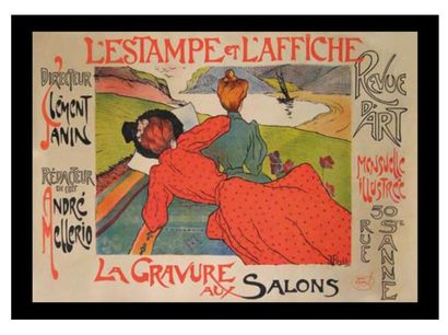 JEAN MIROSLAW PESKE (1870-1949) «L'estampe et l'affiche. La Gravure aux Salons» Affiche...