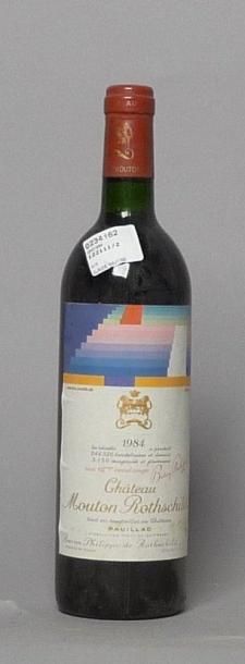 null 1 B CHÂTEAU MOUTON ROTHSCHILD (e.t.h. légère) GCC1 Pauillac 1984