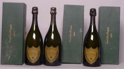 null 3 B CHAMPAGNE DOM PERIGNON (Coffrets sales) Moët & Chandon 1988