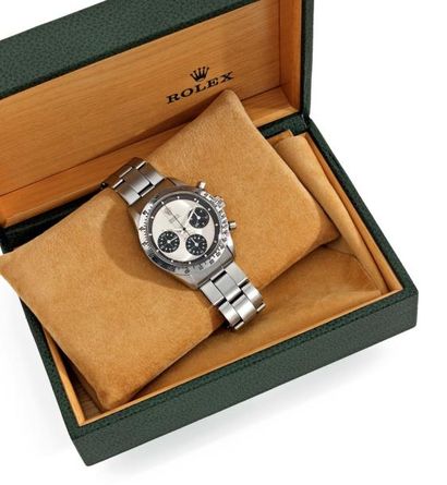 ROLEX Daytona COSMOGRAPH de 1966. Cadran exotique dit Paul Newman. Ref 6239. N° 1988XXX...