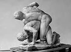 TRAVAIL FRANCAIS XIX ème Important groupe sculpté en taille directe sur marbre blanc...