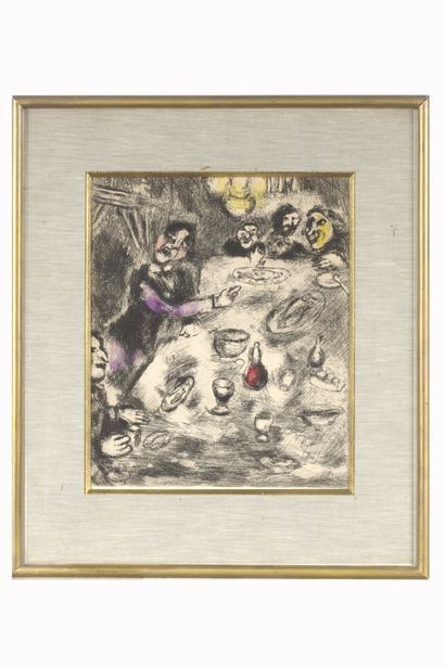 MARC CHAGALL (1887-1985) MARC CHAGALL (1887-1985)
The Laugher and the Fishes, after... Gazette Drouot