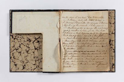  HUGO Charles (1826 - 1871) MANUSCRIT autograph, circa 1845; small notebook in-4
(19... Gazette Drouot