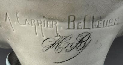 ALBERT-ERNEST CARRIER BELLEUSE (1824-1887) pour la faïencerie HAUTIN BOULENGER et...