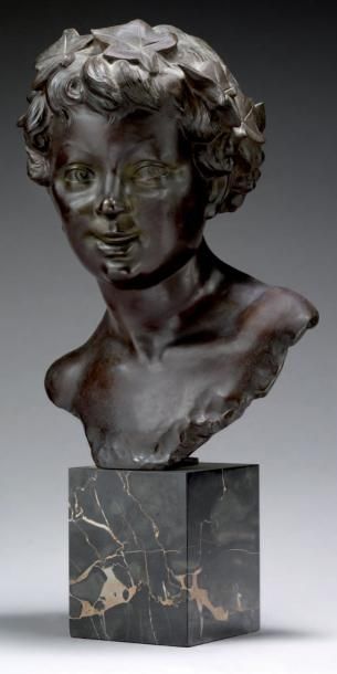 CLODE «Le faune» Epreuve en bronze à patine brune. Fonte de Marcel GAILLARD, n°16...