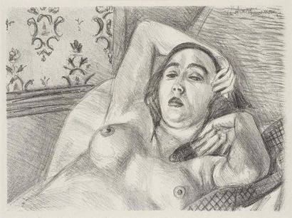Henri MATISSE (1869-1954) Le repos du modele. 1925 - 26 (C. Duthuit - Matisse 416)...