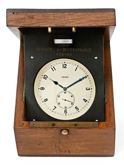 JAEGER/VACHERON & CONSTANTIN N°439485. Années 1940. Montre de bureau chronomètre...