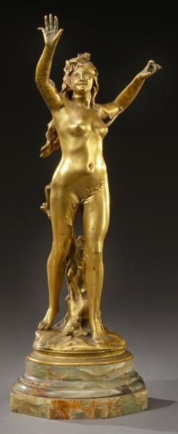 Raoul LARCHE (1860-1912) «La sève» ou «La métamorphose de Daphné» Epreuve en bronze...