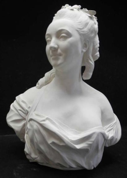 Rouveure MARQUEZ Buste Mme de Pompadour h: 62 cm
