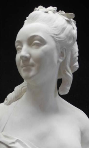 Rouveure MARQUEZ Buste Mme de Pompadour h: 62 cm
