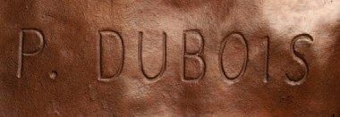 P. DUBOIS «César de BOSCHETTI» Epreuve en bronze à patine brune Fonte de BARBEDIENNE...