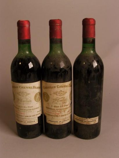 null 3 B CHÂTEAU CHEVAL BLANC (H.E; 2 e.t.h. à e.a; 1 s.e.) GCC1A St Emilion 195...