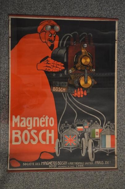 Magnétos Bosch Affiche publicitaire 80 x...