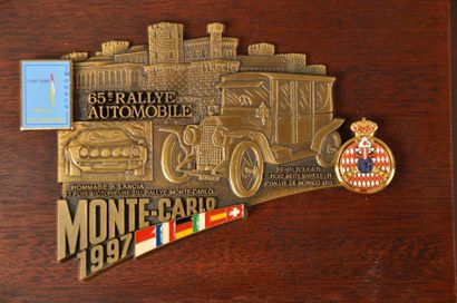 null Badge émaillé du 65ème Rallye Automobile de Monte Carlo - 1997