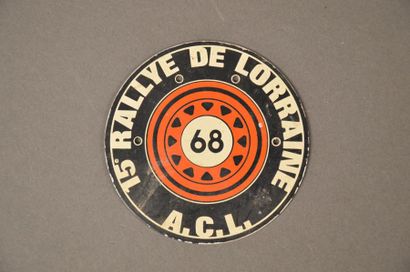 Badge du 15ème Rallye de Lorraine - 1968