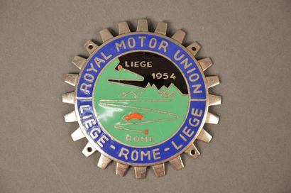 Badge du Rallye Automobile Liège-Rome-Liège...