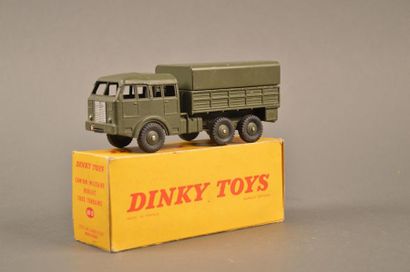 DINKY TOYS Camion militaire Berliet tout-terrain Ref. 80D Petits éclats. Boîte (...
