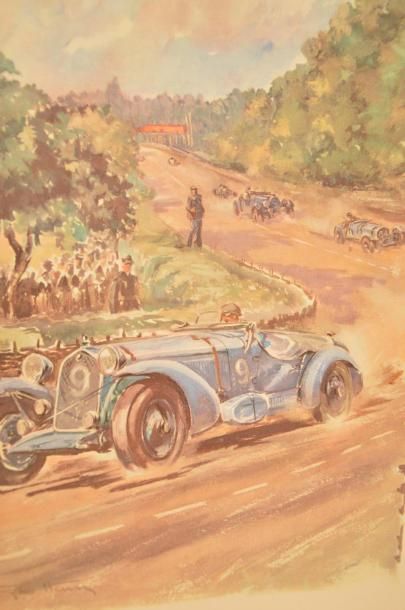 Roger LABRIC Les 24 Heures du Mans Un vol. Ill. de Géo Ham. 1949