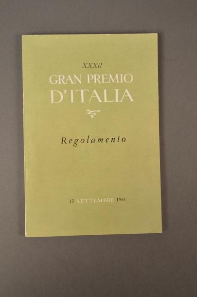 Règlement du Grand Prix d'Italie 1961