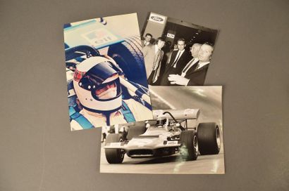 null Ensemble de trois photographies de Jackie Stewart