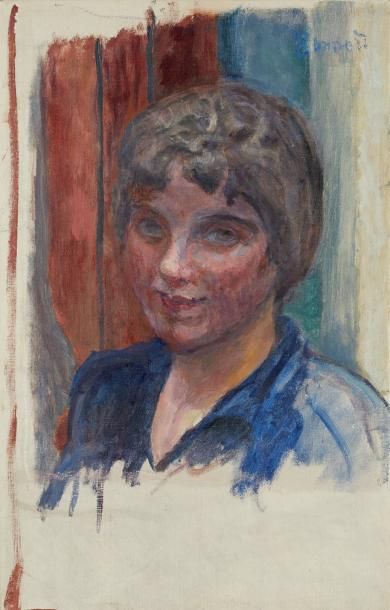 Pierre BONNARD (1867-1947) Portrait de jeune femme (Lucienne Dupuy de Frenelle),...