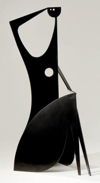 Philippe Hiquily (né en 1925) L'Epicurienne, 2010 Sculpture en acier soudé peint...