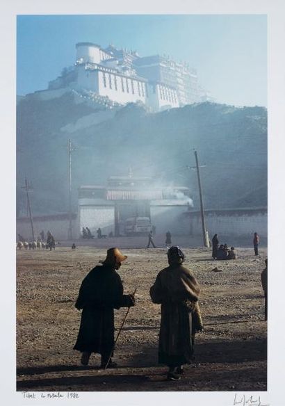 Marc RIBOUD (né en 1923) Le Palais du Potala, Lhassa, Tibet, 1982 Photographie, tirage...
