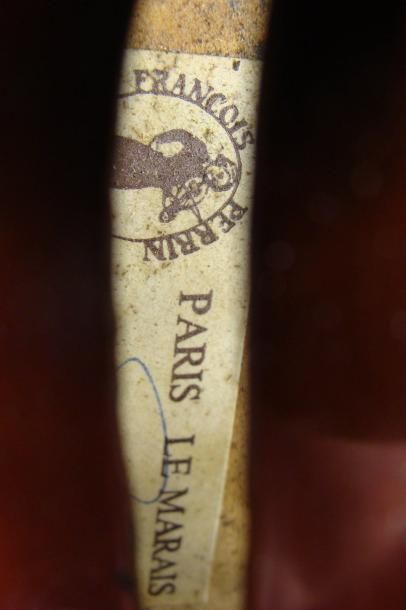 null Violon 4/4 portant étiquette de François Perrin 1983 357 mm Etui