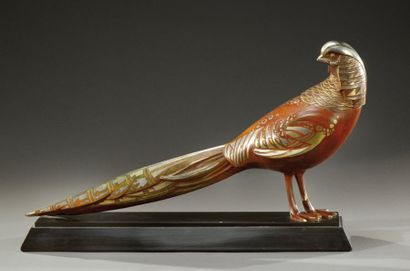 Alexandre KÉLÉTY (1918-1940) Sculpture en bronze à patine brune nuancée rouge et...
