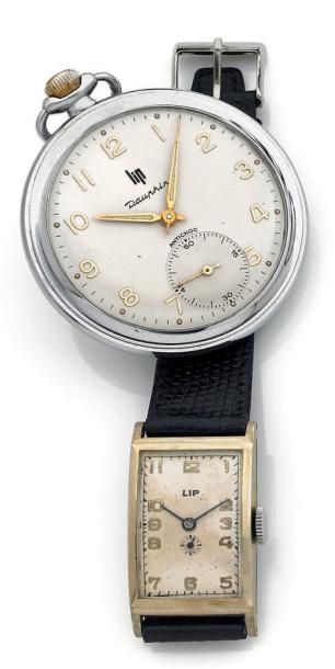 Lot de 2 montres LIP Vers 1940 Une montre...