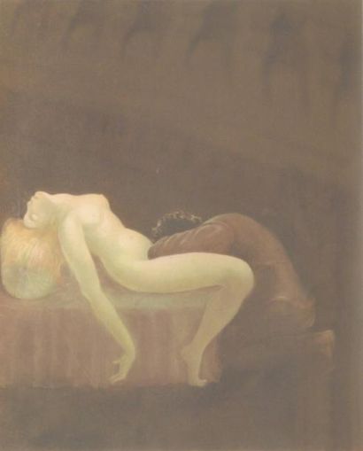 Léonor FINI (1908-1996) Tragédie de Roméo et Juliette Estampe en couleur 40 x 31...