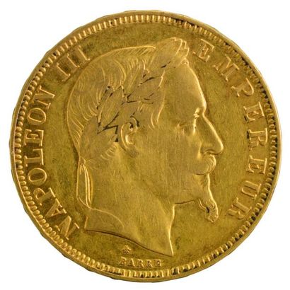 France Napoléon III 50 francs 1866 A TB+ G 1112