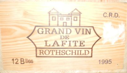 null 12 B CHÂTEAU LAFITE ROTHSCHILD (Caisse Bois) GCC1 Pauillac 1995