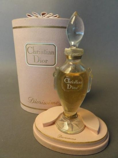 CHRISTIAN DIOR "Diorissimo" Flacon collection dans un bel étui rose