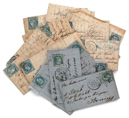 null GUERRE de 1870-1871 - Ballons Montés. Correspondance constituée de 6 lettres...
