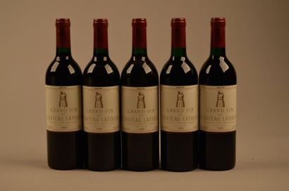 null 5 B CHÂTEAU LATOUR (2 B.G.) GCC1 Pauillac 1988